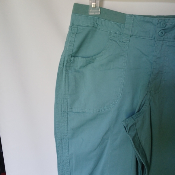 Riders By Lee Womens Skimmer Length Cargo Size 12m Aqua - Picture 3 of 9